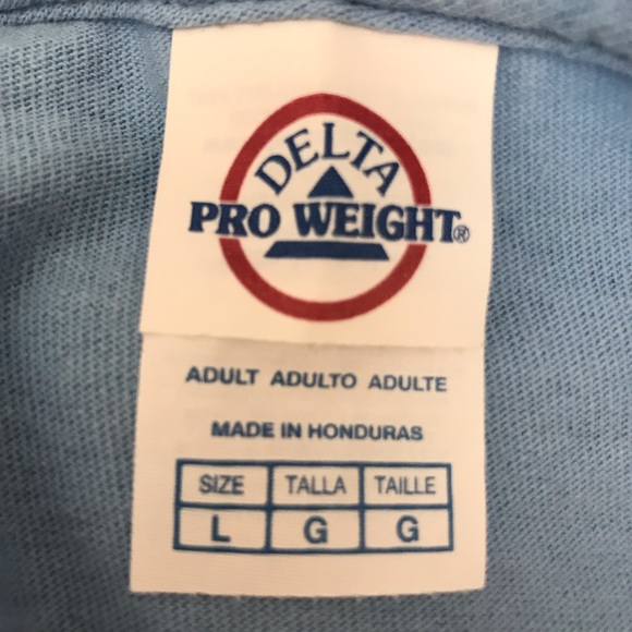 Blue Giraffe Graphic T Shirt Large Retro - Picture 5 of 5